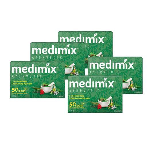 Medimix Ayurvedic Classic 18 Herbs Soap 125 g 4+1