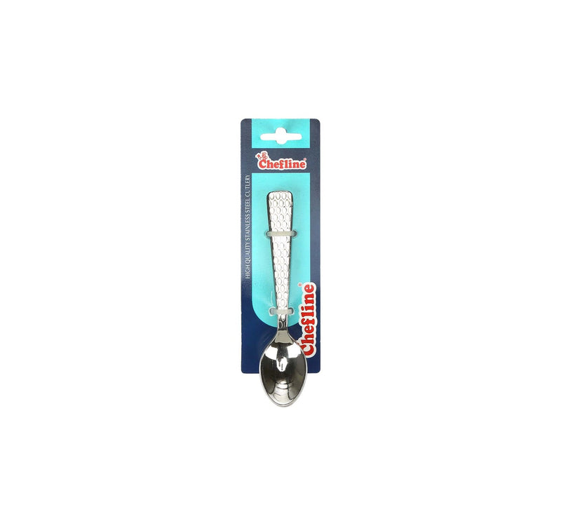 Chefline Hammered Stainless Steel Coffee Spoon, 6 Pcs, 2203