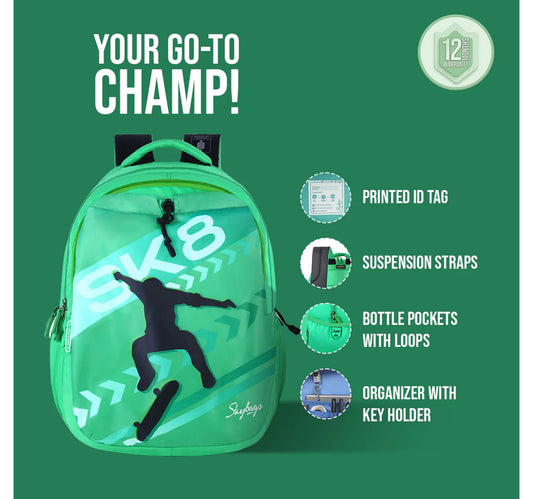 Skybags Backpack 19" NXT4 Green