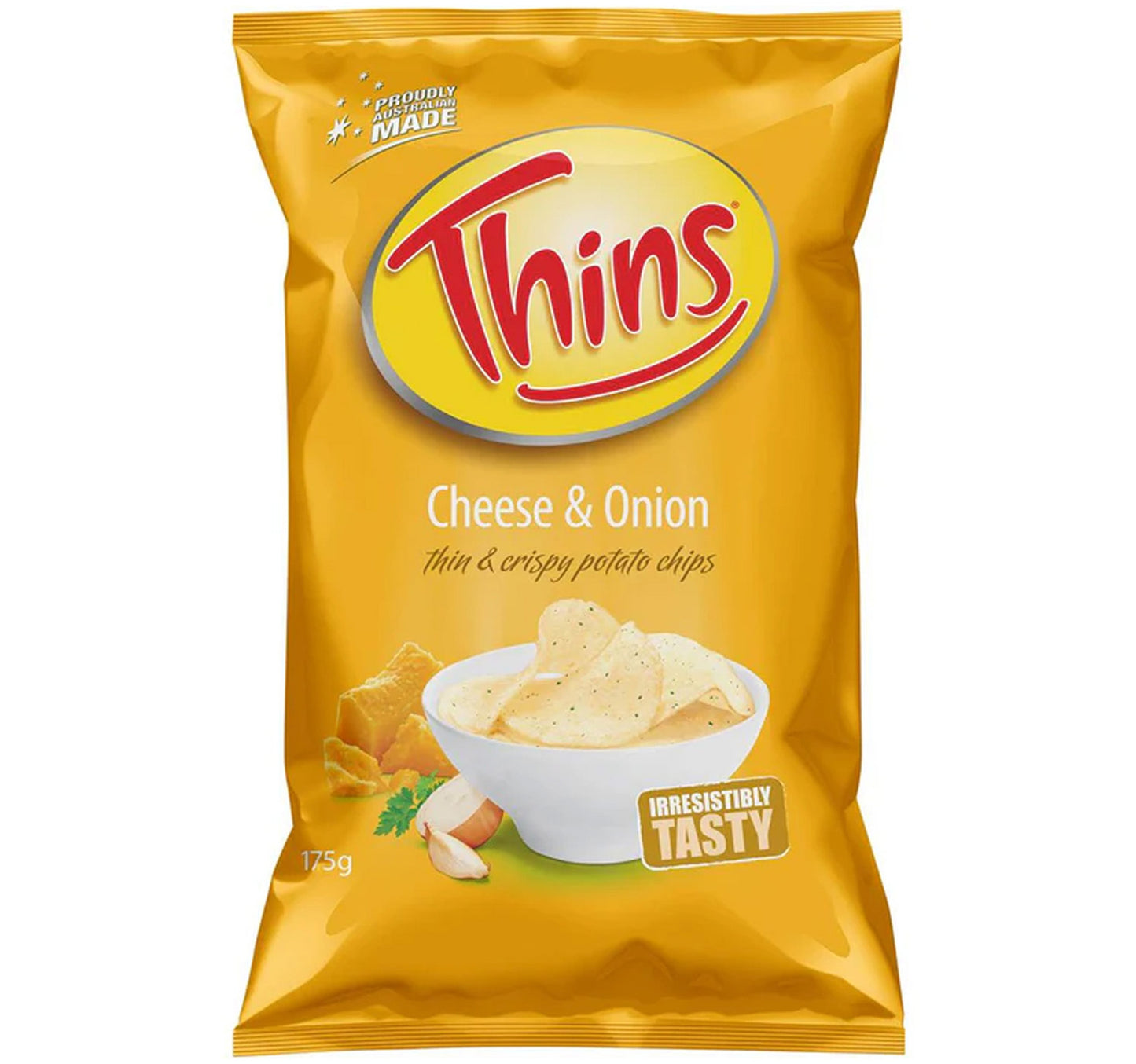 Thins Potato Chips Cheese & Onion 175 g