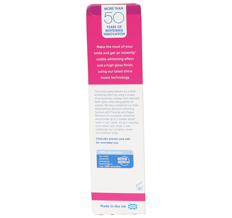 Pearl Drops Luminous Bright Shine Boost Toothpaste 75 ml