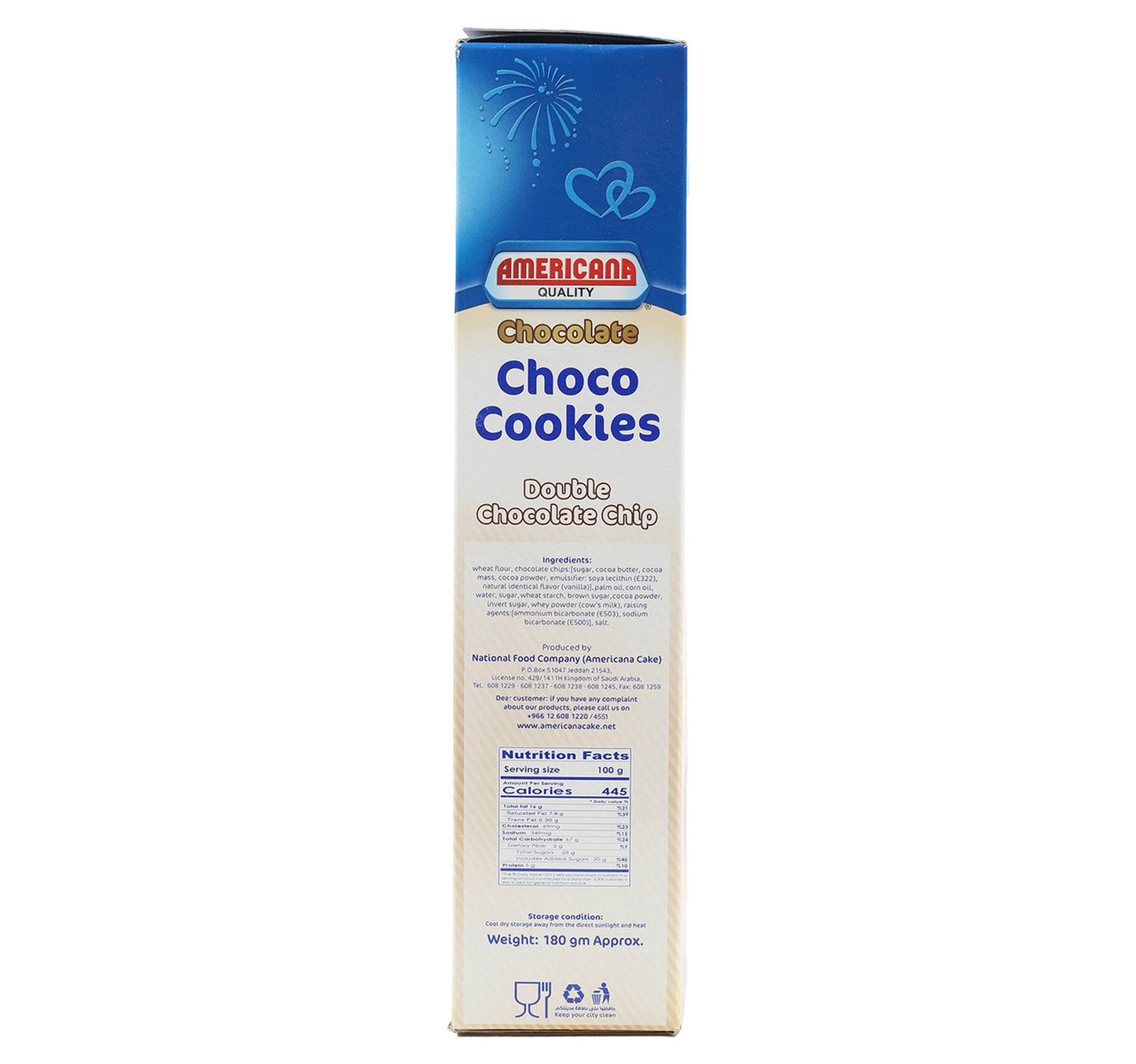 Americana Choco Cookies 180 g
