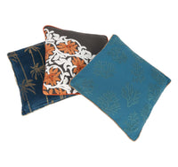 Homewell Cushion 45x45cm Teal Dgrey