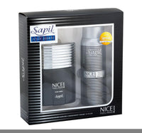 Sapil Nice Feeling Black EDT for Men 75 ml + Deodorant Spray 150 ml