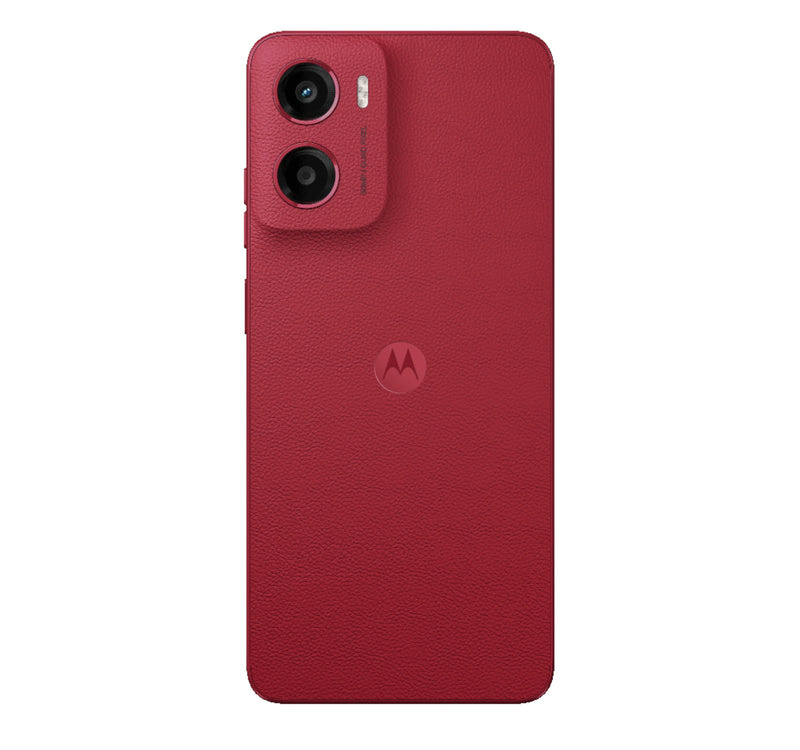 Motorola G05 4G Smartphone, 4 GB RAM, 128 GB Storage, Plum Red