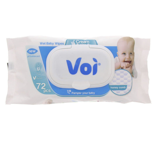 Voi Baby Wet Wipes Cream Lotion 1 pkt 72 pcs