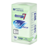 Fine Care Incontinence Large Waist Adult Diapers (110-156cm) 18 pcs