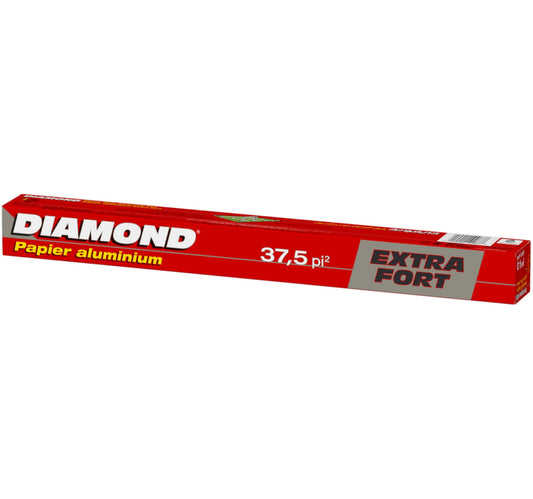 Diamond Heavy Duty Aluminum Foil Size 7.62m x 45.7cm 37.5sq.ft 1 pc