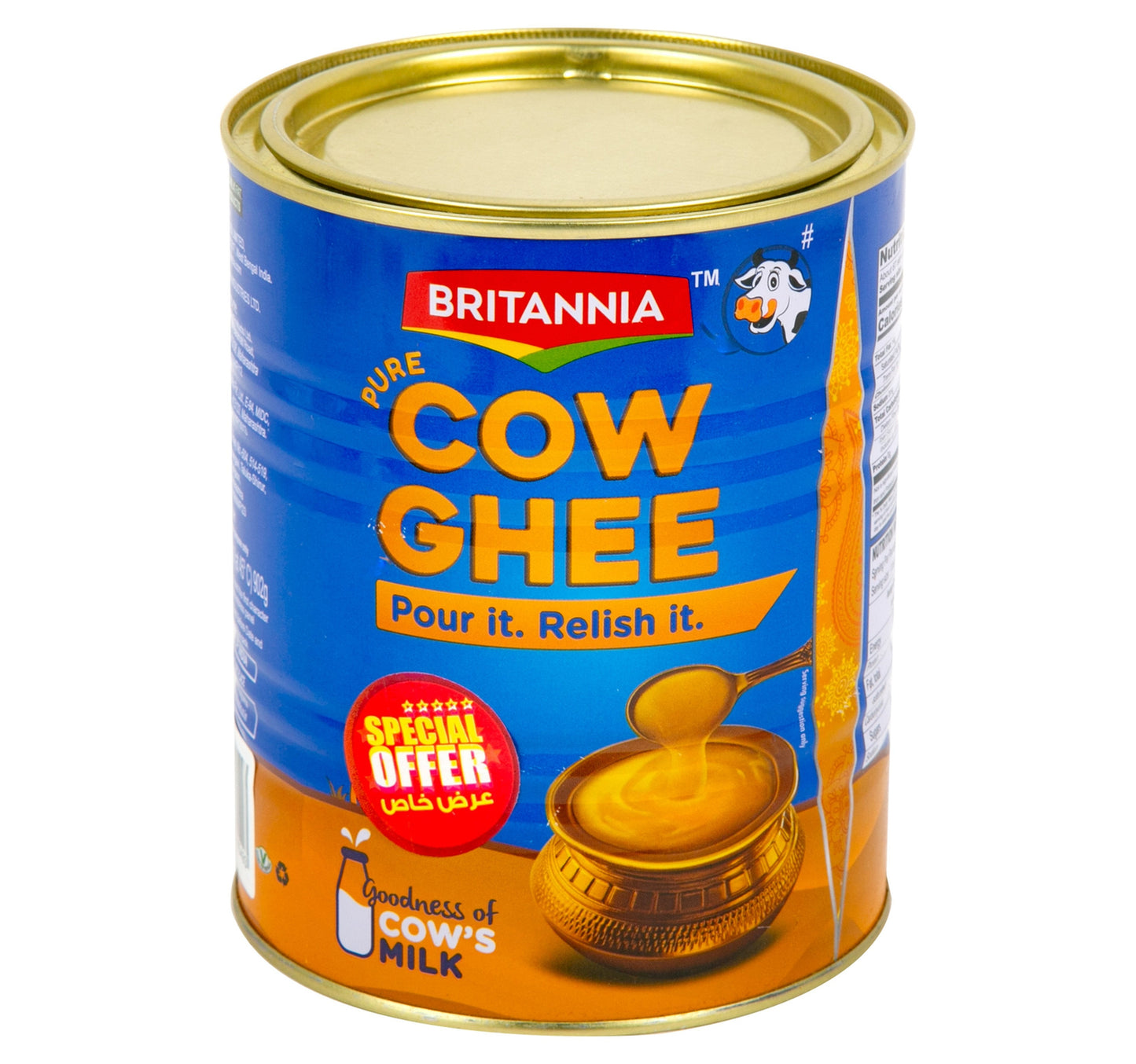 Britannia Cows Ghee Tin Value Pack 1 Litre Lulu Hypermarket