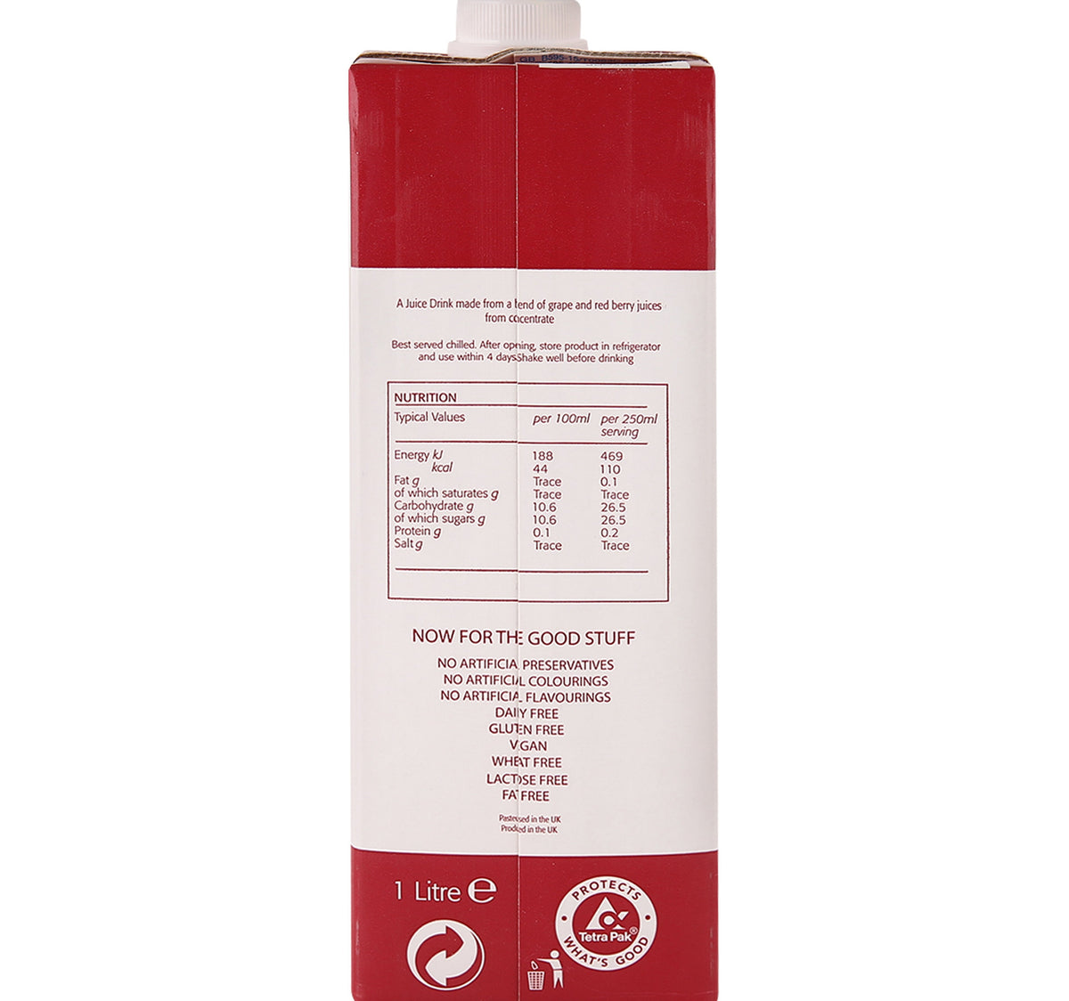 The Berry Company Superberries Juice Drink Red 1 Litre