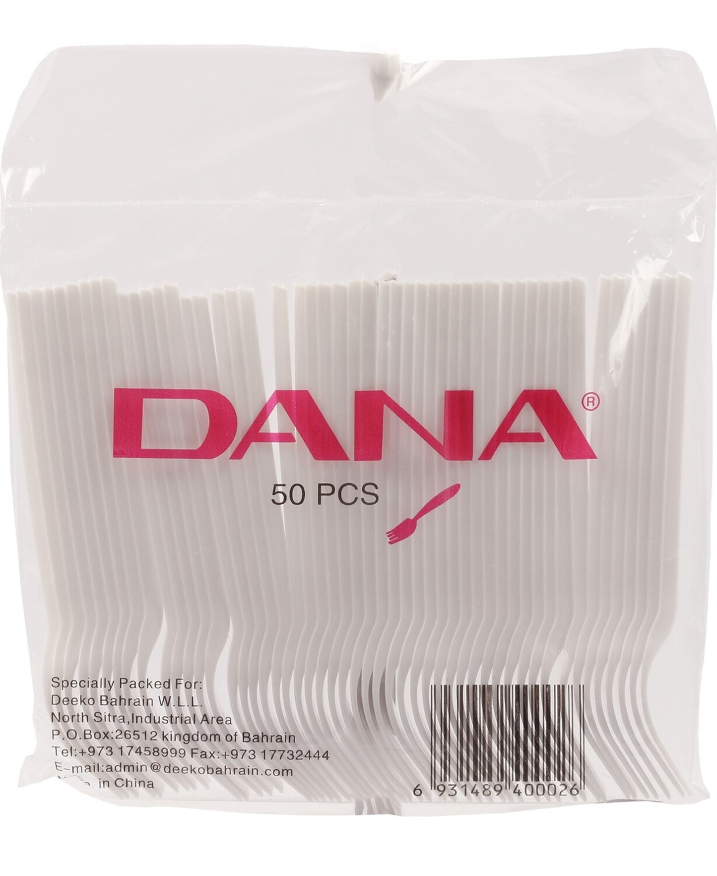 Dana Disposable Plastic Fork 50pcs