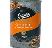 Epicure Organic Chick Peas 400 g
