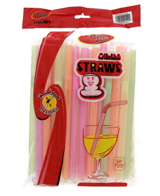 Home Mate Flexible Straws 50pcs