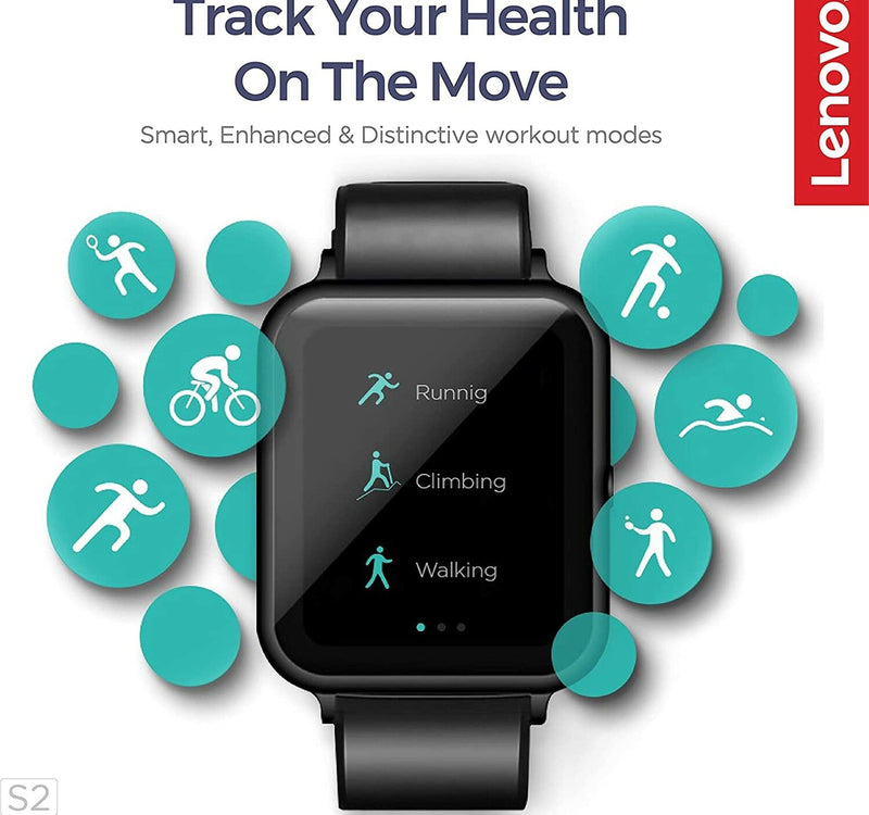 Lenovo Smart Watch S2 Black Sultan Center