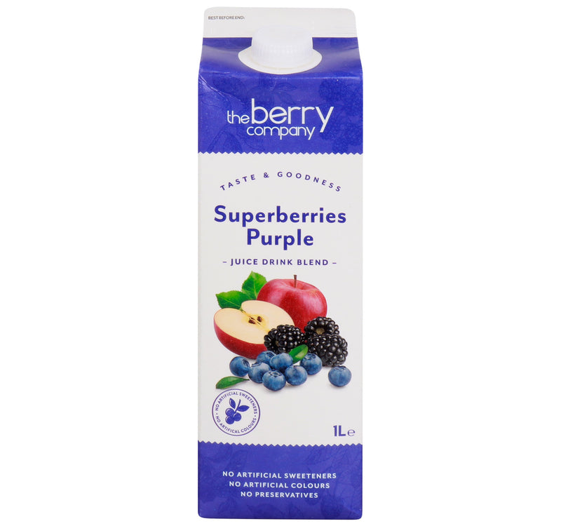The Berry Company Superberries Juice Drink Purple 1 Litre