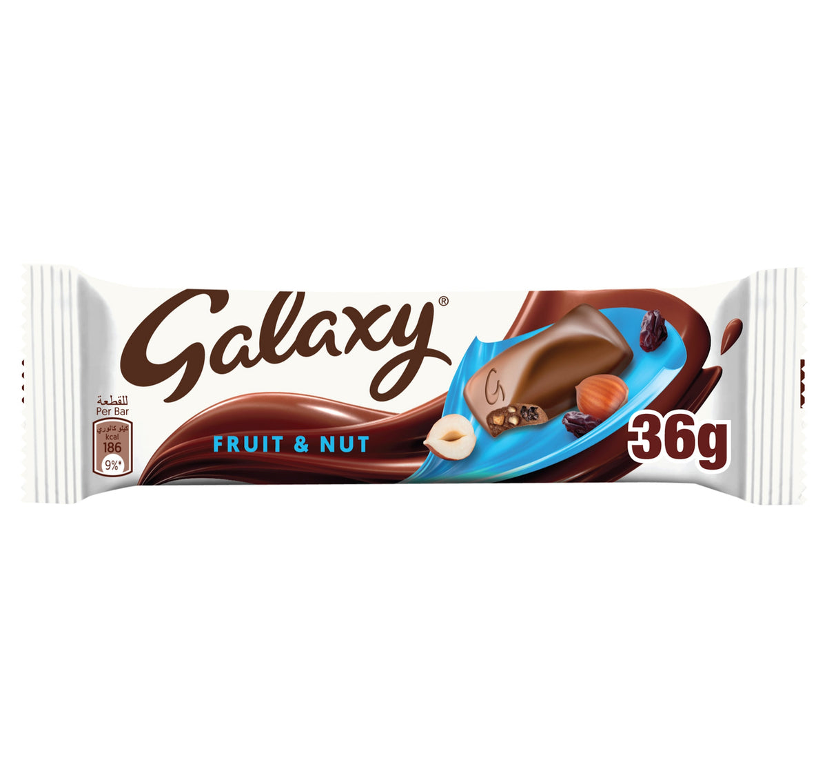 Galaxy Fruit & Nut Chocolate Bar 36 g Lulu Hypermarket