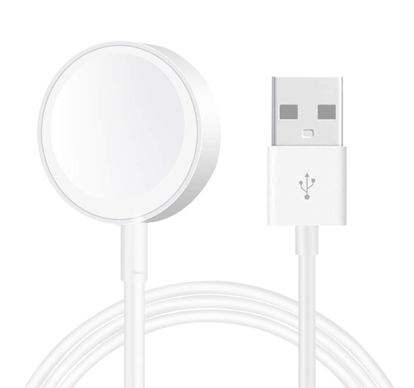 Iends Magnetic USB Charging Cable For iWatch, White AD401 Lulu Hypermarket