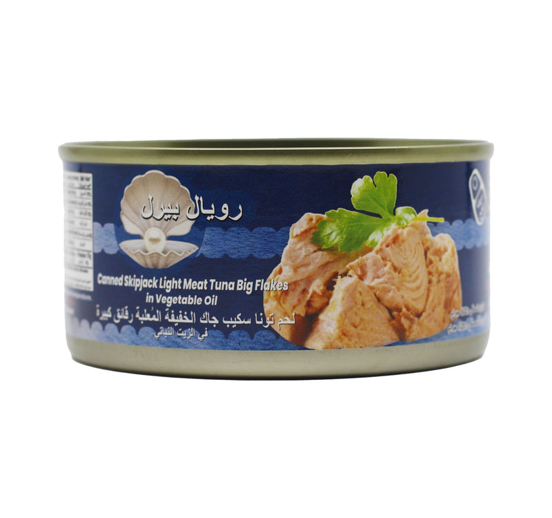 Royal Pearl Light Meat Tuna Big Flakes In Vegetable Oil 170 g Lulu Hypermarket
