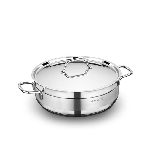 Korkmaz Alfa Low Casserole, 30 × 10 cm, 7L, A1030