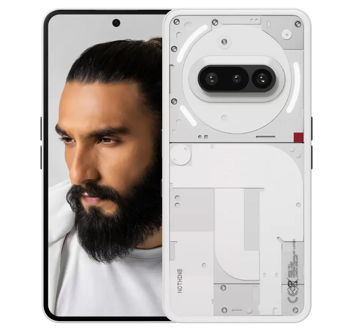 Nothing Phone (3a) 5G Smartphone, 12 GB RAM, 256 GB Storage, White, A10400152 Lulu Hypermarket