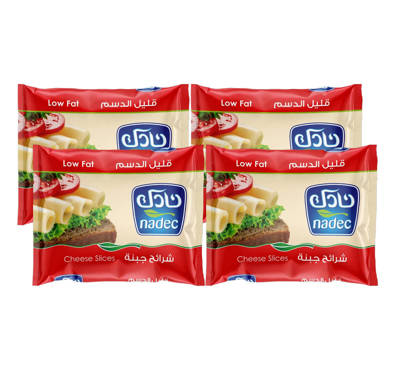 Nadec Cheese Slices Low Fat 200 g 3+1 Lulu Hypermarket