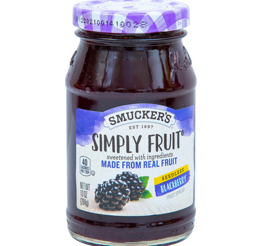 Smucker's Simply Fruit Spread Blackberry 284 g