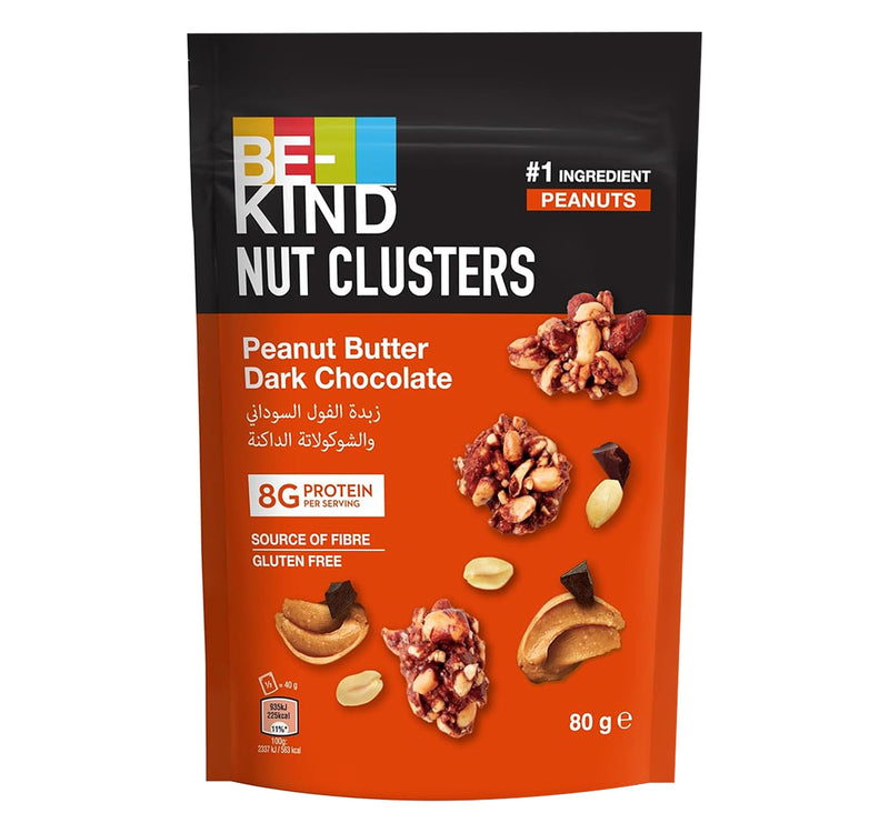 Be-Kind Peanut Butter Dark Chocolate Nut Clusters 80 g