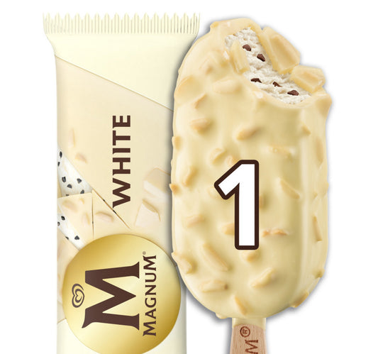 Magnum Ice Cream Stick White 100 ml Lulu Hypermarket