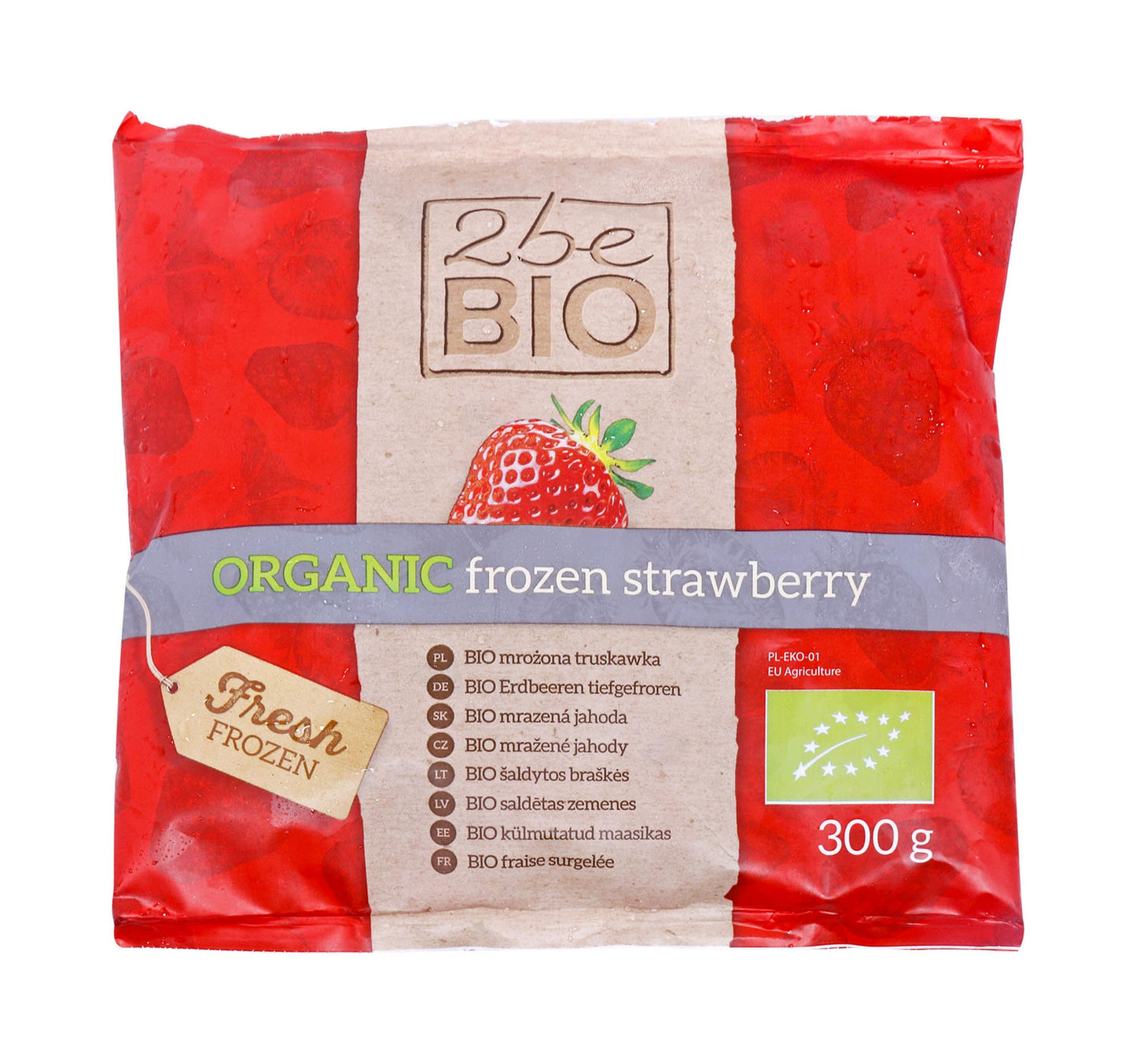 2be Bio Organic Frozen Strawberries 300 g Lulu Hypermarket