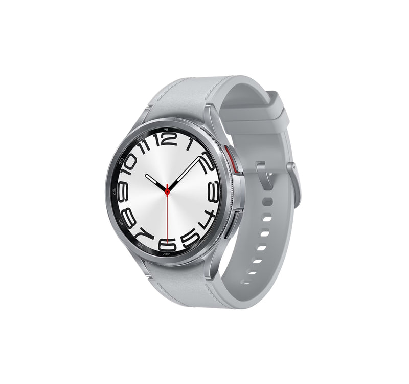 Samsung Galaxy Watch 6 Classic Smartwatch, 47 mm, Silver, SM-R960NZSAMEA Lulu Hypermarket