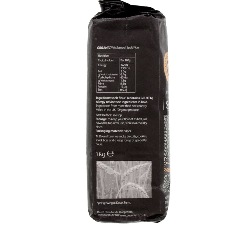 Doves Farm Organic Wholemeal Spelt Flour 1 kg