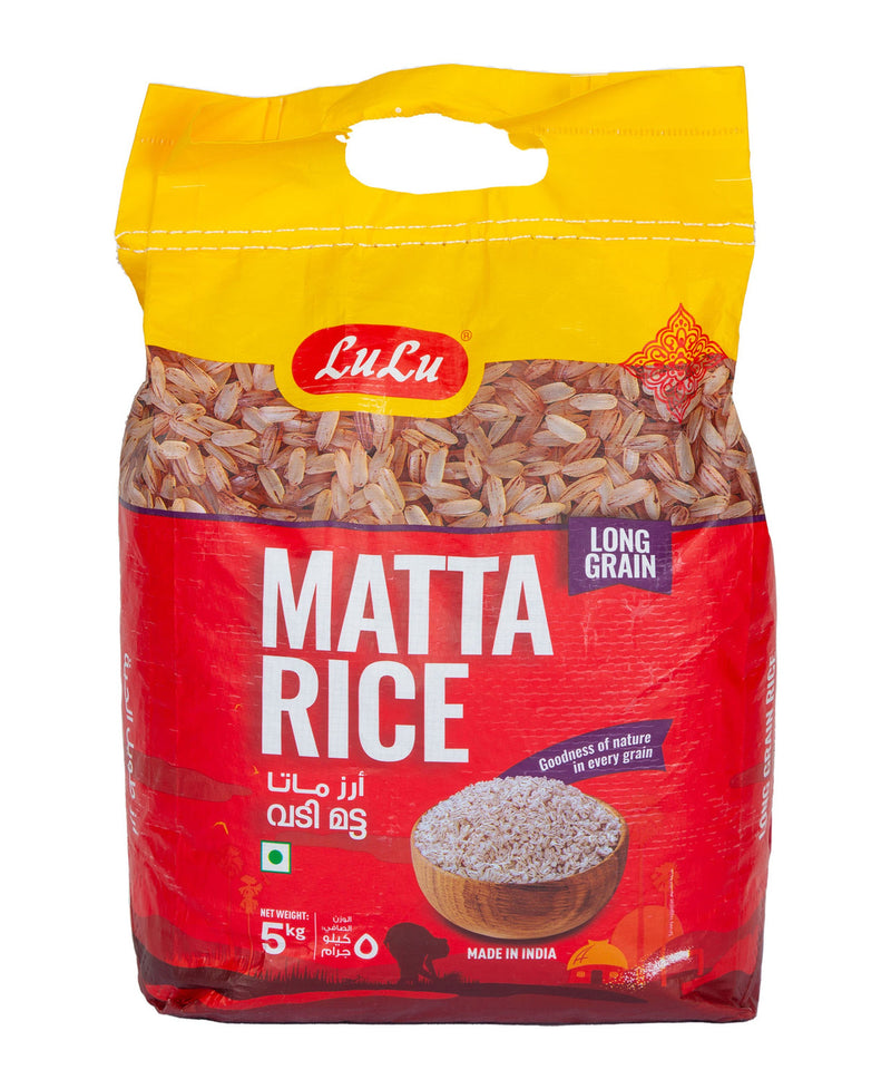 LuLu Matta Rice Long Grain 5 kg Lulu Hypermarket