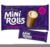 Cadbury Raspberry Mini Rolls 5 pcs