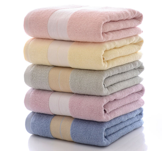 Maple Leaf Home Cotton Bath Towel, 1 pc, 70 x 140 cm, Assorted