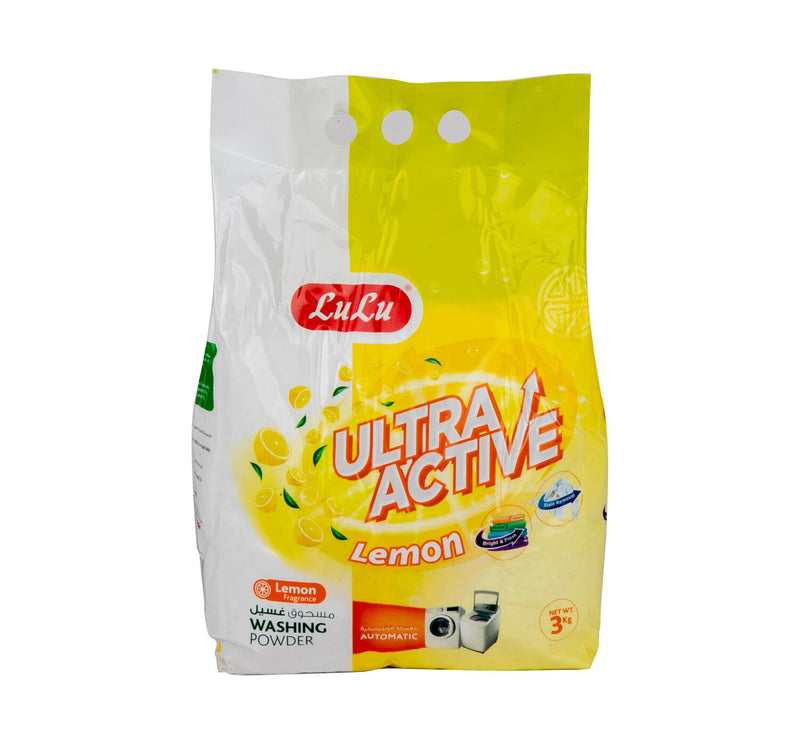 LuLu Ultra Active Washing Powder Lemon 3 kg