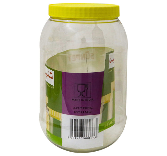 Sunpet Plastic Jar 4000ml