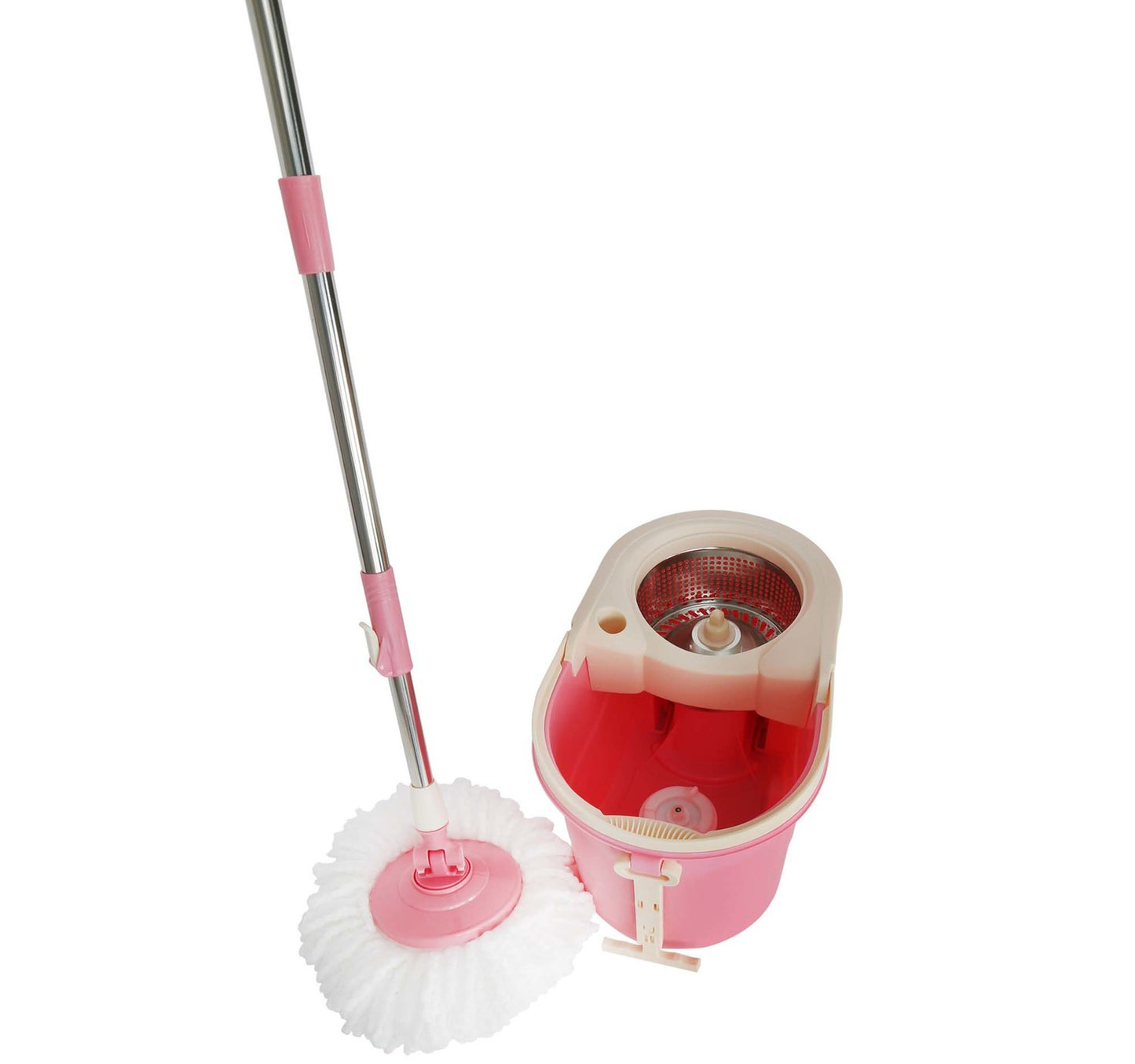 Smart Klean Spin Mop Steel Rim LJD-010 Assorted Color 1pc