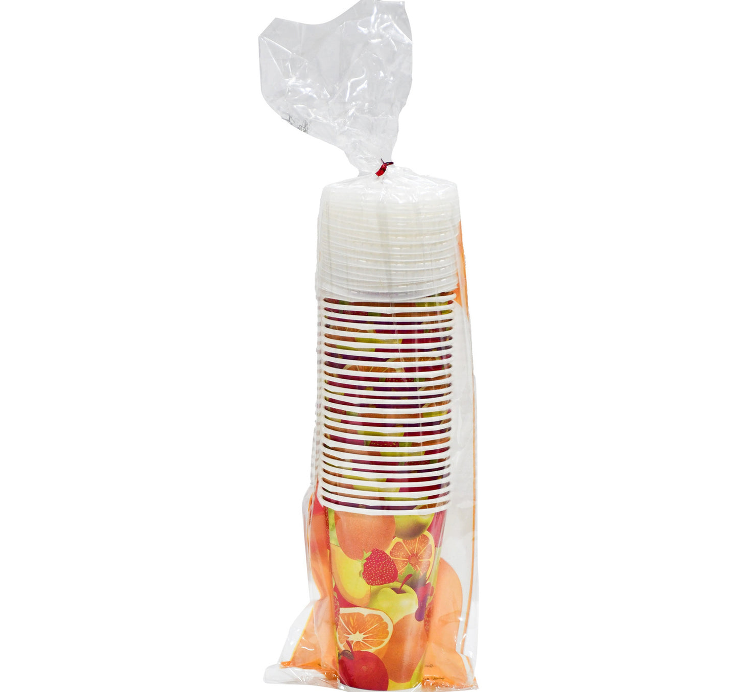 Home Mate Juice Paper Cups With Lid 12 oz MM1 25 pcs