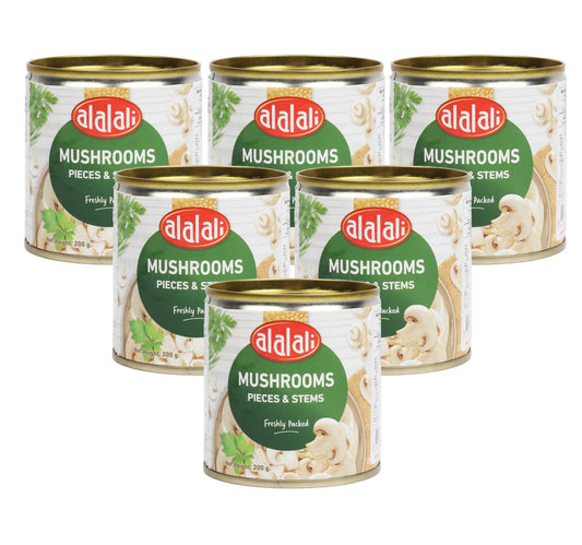 Al Alali Mushrooms Pieces & Stems 6 x 200 g
