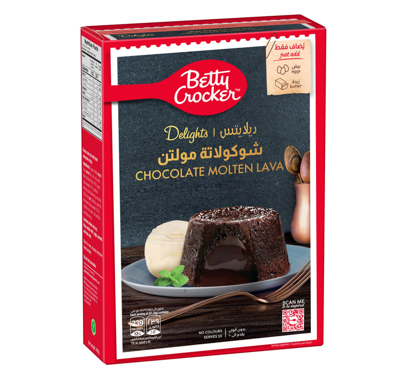 Betty Crocker Molten Lava Chocolate Cake Mix 400 g