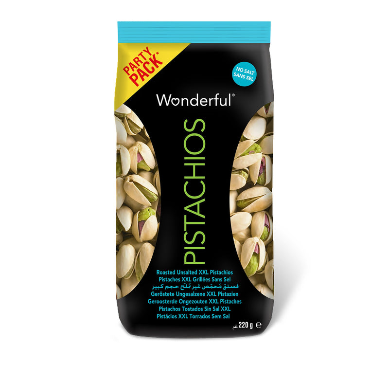 Wonderful Roasted Unsalted XXL Pistachios 220 g Lulu Hypermarket