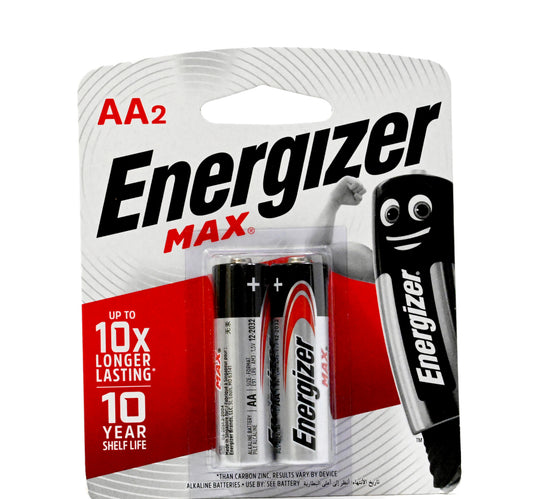 Energizer Max AA Alkaline Battery 2pcs