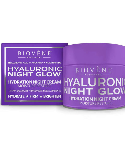 كريم الليل Biovene Hyaluronic Night Glow Restore Hydration Night Cream 50 ml