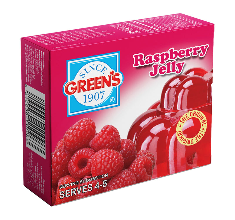 Green's Raspberry Jelly 12 x 80 g Lulu Hypermarket