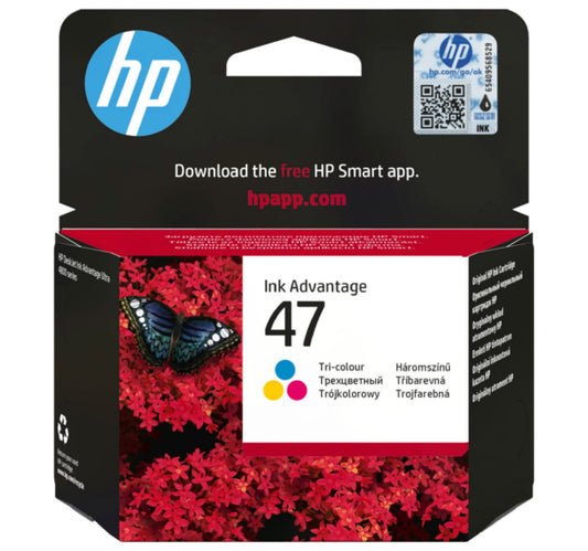 HP 47 Tri-Color Original Ink Advantage Cartridge