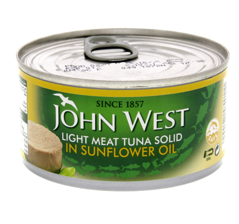 John West Light Meat Tuna Solid In Sunflower Oil 170 g Lulu Hypermarket