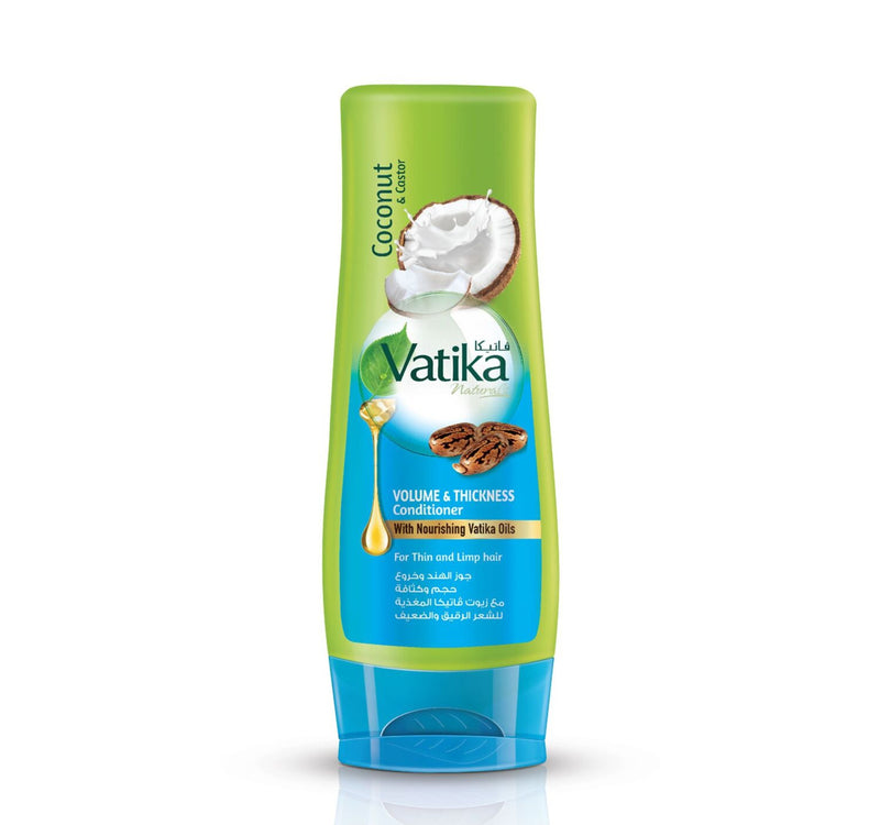 Vatika Naturals Volume & Thickness Conditioner Enriched With Coconut & Castor 400 ml