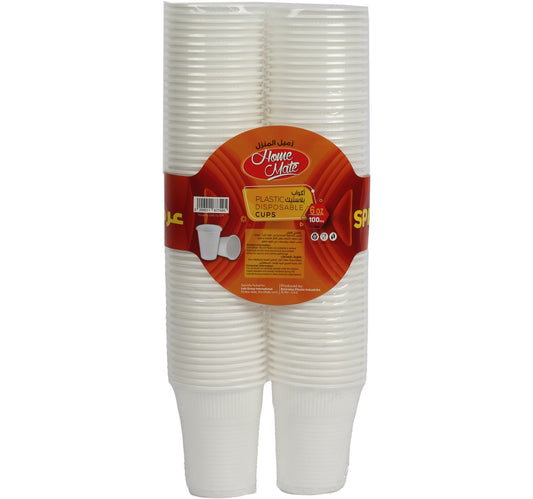 Home Mate Disposable Plastic Cups 6oz 100pcs
