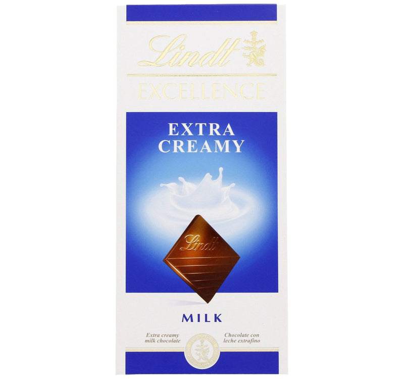 Lindt Excellence Extra Creamy Milk 100 g Lulu Hypermarket