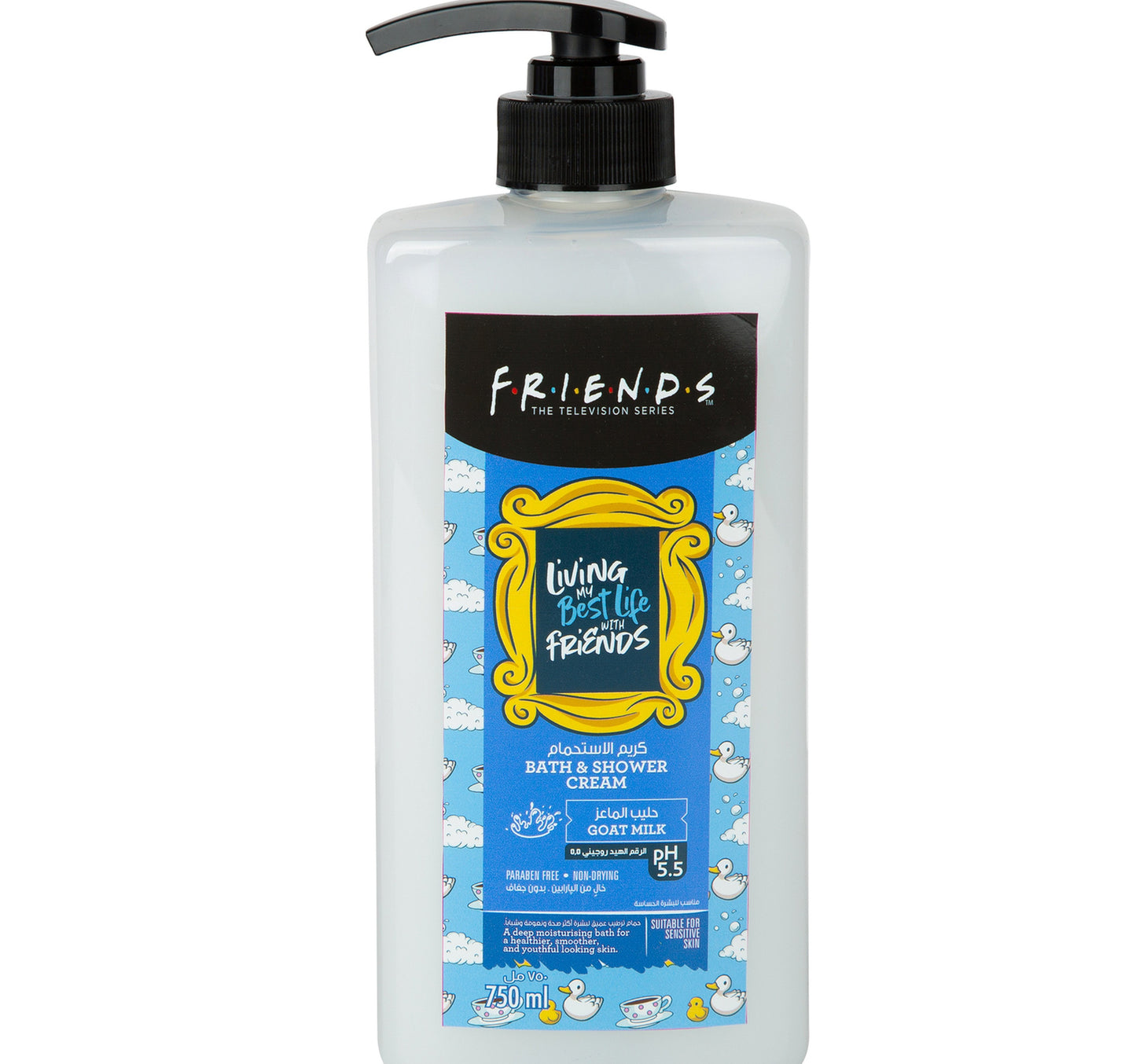 Friends Goat Milk Bath & Shower Cream 750 ml
